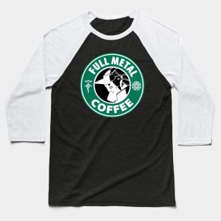 Full Metal Coffee Baseball T-Shirt